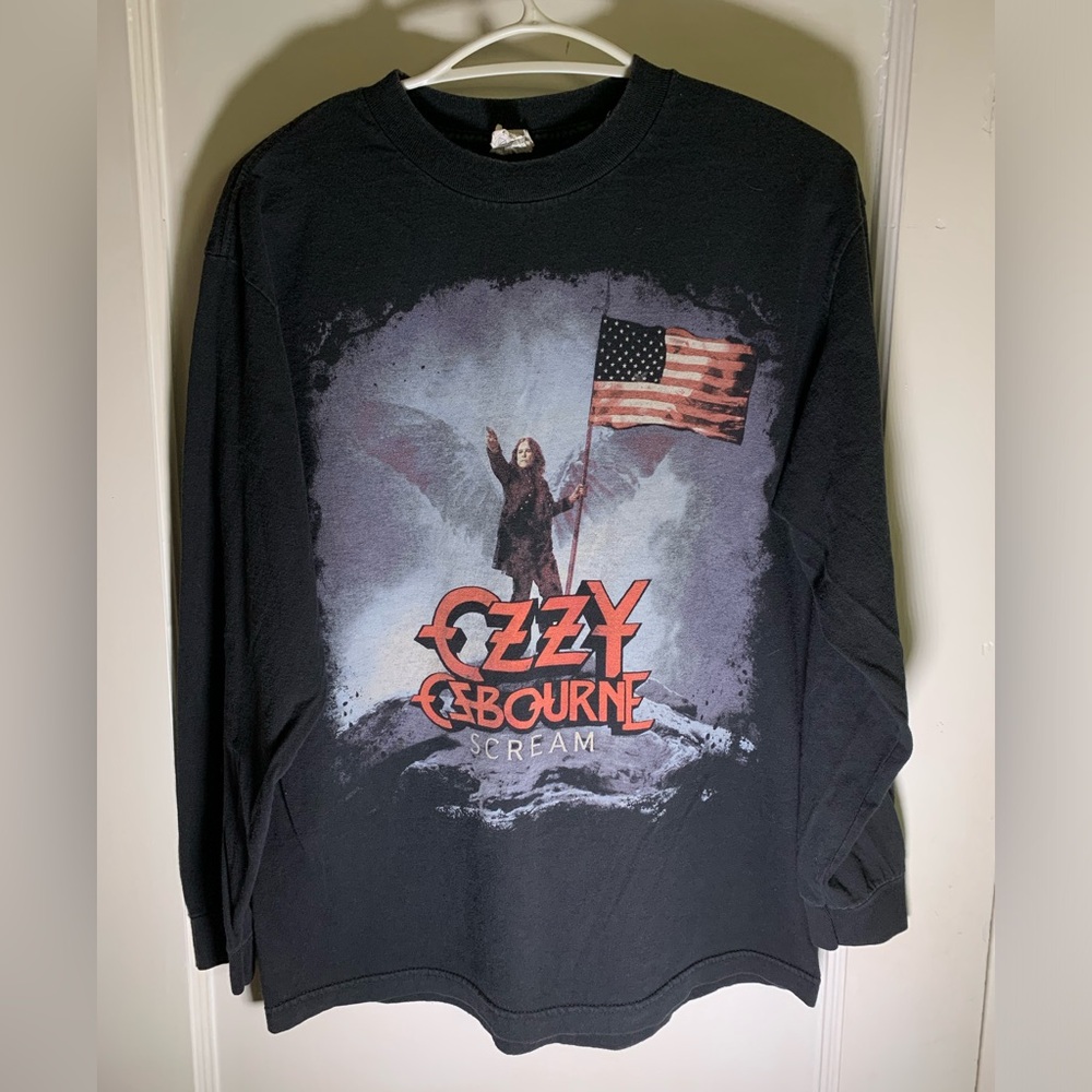 Ozzy Osbourne scream Long Sleeve Shirt